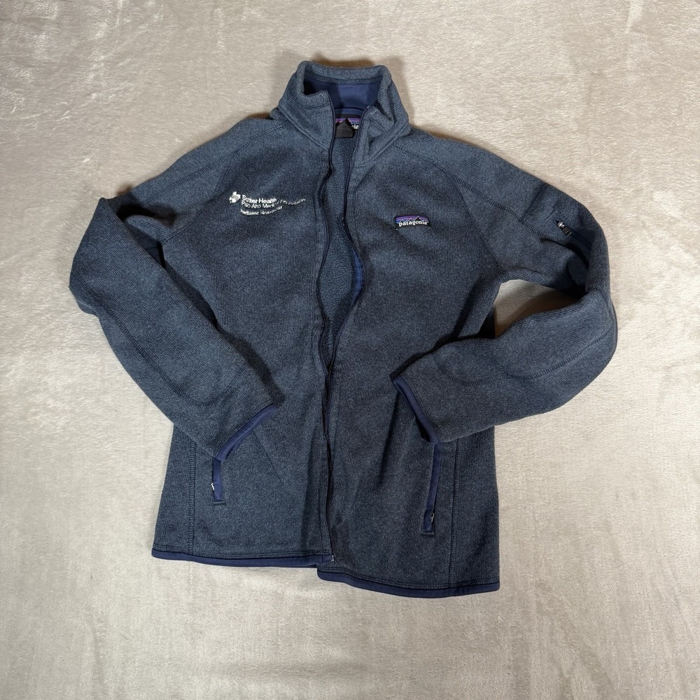 Patagonia Better Sweater Fleece Jacket Mens M Blue Sutter Health Full Zip 25527